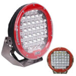 HALOGENO BARRA LED REDONDA 9" 32 LED 96W 10-30VDC 8640LM ROJO "LF-2535"