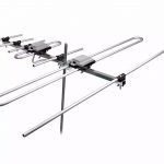 ANTENA TV MULTICANAL Y DIGITAL 12 ELEMENTOS HDTV "UV-12AC"