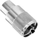 PLUG PL-259 BAKELITE RG-8 CON REDUCTOR "PL-259"