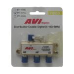 DISTRIBUIDOR COAXIAL 3 VIAS 5- 1GHZ DIGITAL CATV BLISTER "AV-503G"
