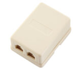 CAJA MODULAR RJ11 DOBLE PARCHE "KR-470"