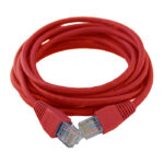 EXTENSION RJ-45 PATCH CORD 3Ft / 90cm CAT5 ROJA "23-N001-3R"