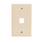PLACA MODULAR SENCILLA RJ-45  IVORY "NFP-1017"