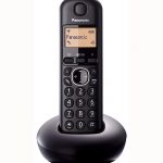TELEFONO PANASONIC INALAMBRICO. DEC6.0 CON ID, PANTALLA LCD NEGRO "KXTGB210"