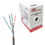 CABLE UTP AMERICAN CABLE CAT-5E GRIS 350 MHz PVC 1000 Ft / 305M CERTIFICADO "5AE424UTPFRUL-GRIS"