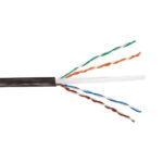 CABLE UTP MIYAKO CAT-6 NEGRO PARA EXTERIOR C/GEL 1000FT/305MTS CERTIFICADO "23-CAT6E-FTP"