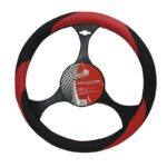 FORRO DE VOLANTE NEGRO/ROJO "09A14N-R"