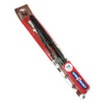 ESCOBILLA 16'' 2PCS METAL NEGRO CALIDAD "WB-1016"