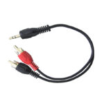 EXTENSION PLUG 3.5 ST A 2 PLUG RCA  6Ft / 1.8M "M-209"