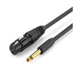 EXTENSION MICROFONO PLUG 1/4 A JACK CANNON 20Ft / 6M "HMC-320"