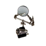 TERCERA MANO CON LUPA Y BASE PARA CAUTIN "608-LUPASTAND"