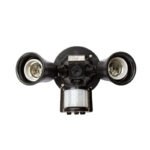 LAMPARA DE SEGURIDAD CON SENSOR INFRAR NEGRA "EL-1399"