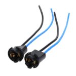 BASE PARA BOMBILLO TODO VIDRIO MED. 158 CON CABLE 2 GUIAS PLASTICO "4194115"