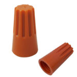 TERMINAL UNION PARA CABLE 18-22 (TAPON) ANARANJADO PAQUETE 25PCS "T-259-25BAG"