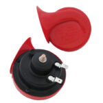 PITO CORNETA TIPO CARACOL ROJA "H17 12V"