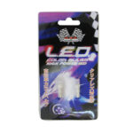 BOMBILLO AUTO 12V TODO VIDRIO PEQ 1LED BLANCO CONCAVO T5 "SMT5-BLANCO/8747"