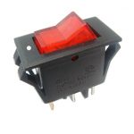 SWITCH CUADRADO 3P 110/220V 15/10A CON LUZ "B-25"