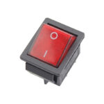 SWITCH 110V 15A/20A ON-OFF 4PTS CUADRADO CON LUZ "NB-81"