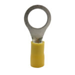 TERMINAL OJO 12-10 3/8 CON FORRO AMARILLA PAQUETE 25PCS "TM-RT-1210-3/8-25BAG"