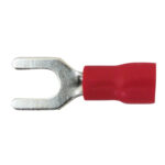 TERMINAL HERRADURA 22-18 ROJA #8 PAQUETE 25PCS "T-12-25BAG"