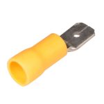 TERMINAL MACHO 12-10 AMARILLA .250  PAQUETE 25PCS "T-35-25BAG"