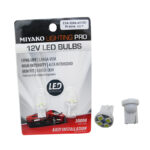 BOMBILLO AUTO 12V TODO VIDRIO MED 4LED BLANCO HI POWER "T10-1206-4-WH"