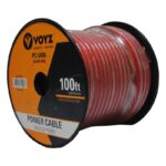 CABLE AUTOMOTRIZ #6 ROJO 100 FT/ 30 MTS (PODER) "PC-6400"