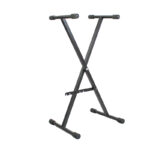 PEDESTAL PARA TECLADO COLOR NEGRO "D-10"