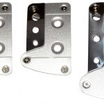 KIT PEDALES DEPORTIVO 3PCS SILVER "AM-1087 SILVER"