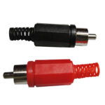 PLUG RCA EXT  PLASTICO R/N "P-125"