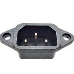 CONECTOR PARA OLLA ARROCERA MACHO 3 PINES PLANO TORNILLOS "ISJ227"