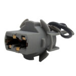 BASE PARA BOMBILLO TODO VIDRIO T20 1CONT CON CABLE HULE "DFK2005"