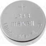 BATERIA PASTILLA 1.5V ALKALINA UNIDAD "LR43"