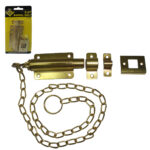 PICAPORTE CON CADENA DE 3.5PULG X 13/4 PULG "F-1330"