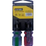 JUEGO DESATORNILLADOR MANGO TRANSPARENTE 2 PCS "DET211P"