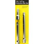 JUEGO CUBOS ADAPTADOR EXTENCIONES 3PCS MEDIDAS 3/8" "PRL308"