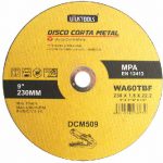 DISCO CORTA METAL DELGADO 9 PULG 230MMX1.6X22.2 "DCM509"