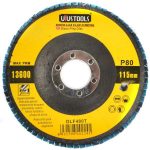 DISCO LIJA FLAP PARA METAL 115MM #80 12500 "DLF480T"