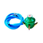 REGULADOR DE GAS DOBLE PRENSA KIT CON MANGUERA (NORMA NTC-3727 / NTC-3873) "QC-GRESAL(mg)"