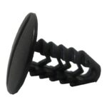 CLIP PLASTICA TAPICERIA AUTO 25PS NEGRO EXTERIOR PARA FORRO "DFC037"