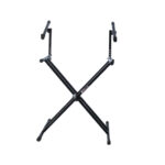 PEDESTAL ATRID DOBLE PARA TECLADO NEGRO "FU-811"