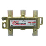 DISTRIBUIDOR COAXIAL 4 VIAS 2400 MHz CATV BLISTER "AC-1004G"