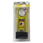 COMPRESOR INFLADOR DE PIE ESTANDAR CON MANOMETRO 100LB "F892E"