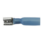TERMINAL HEMBRA 16-14 AZUL .25 CON TERMOENCOGIBLE PAQUETE 25PCS "T-30HS-25BAG"