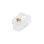 CONECTOR MODULAR RJ-11 (BOLSA 6 UNIDS) "KR-204G-6BAG"