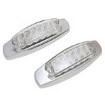 LUZ LATERAL DE CAMION LED 12V  y 24v 1X6 BLANCO DOS UNID "HY-088LED-4 WHITE"