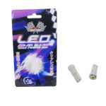 BOMBILLO AUTO 12V TODO VIDRIO PEQ 1LED BLANCO HIPER T5 "T5-HIPER-WH"