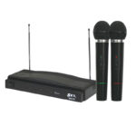 MICROFONO INALAMBRICO DOBLE VHF 182,6-197,6 MHz "SDM-306"