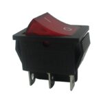 SWITCH CUADRADO 110V 20A 6P ON-ON CON LUZ "20-SW3661"