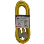 EXTENSION ELECTRICA AC POLARIZ.ETL. 16FT,4.87mtrs AMARILLO 16GAUGE 13AMP.12 "AC-165LY"